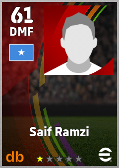 Saif Ramzi — DMF, OVR 61, MAX 61