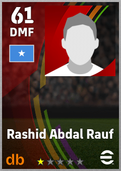 Rashid Abdal Rauf — DMF, OVR 61, MAX 61