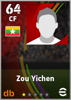 Zou Yichen — CF, OVR 64, MAX 64