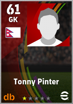 Tonny Pinter eFootball player card