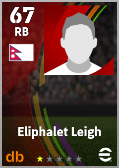 Eliphalet Leigh — RB, OVR 67, MAX 67
