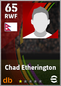 Chad Etherington — RWF, OVR 65, MAX 65