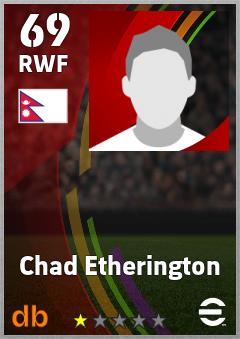 Chad Etherington — RWF, OVR 69, MAX 69