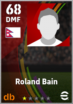 Roland Bain — DMF, OVR 68, MAX 68