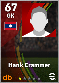 Hank Crammer — GK, OVR 67, MAX 67
