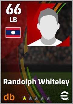Randolph Whiteley — LB, OVR 66, MAX 66