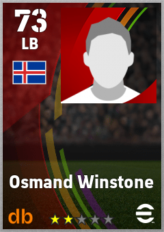 Osmand Winstone — LB, OVR 73, MAX 73