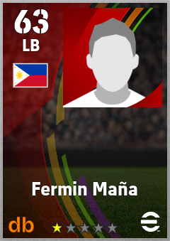 Fermin Maña eFootball player card