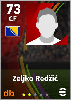 Zeljko Redžić — CF, OVR 73, MAX 73