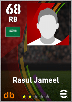 Rasul Jameel eFootball player card