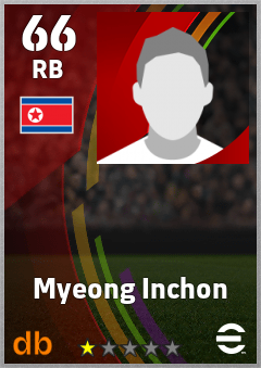 Myeong Inchon — RB, OVR 66, MAX 66