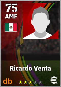 Ricardo Venta — AMF, OVR 75, MAX 75