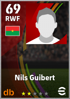 Nils Guibert eFootball player card