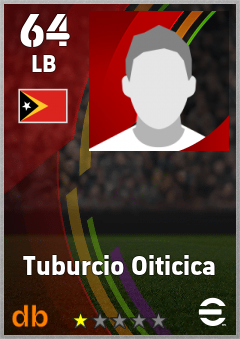 Tuburcio Oiticica — LB, OVR 64, MAX 64