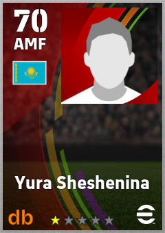 Yura Sheshenina — AMF, OVR 70, MAX 70