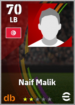 Naif Malik eFootball player card