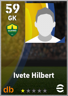 Ivete Hilbert — GK, OVR 59, MAX 59