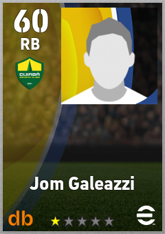 Jom Galeazzi — RB, OVR 60, MAX 60