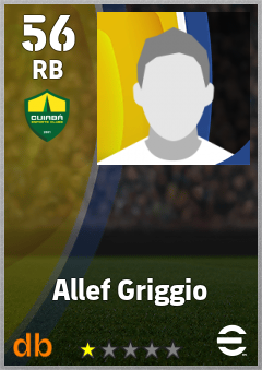 Allef Griggio — RB, OVR 56, MAX 56