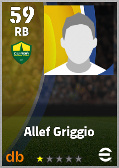 Allef Griggio — RB, OVR 59, MAX 59
