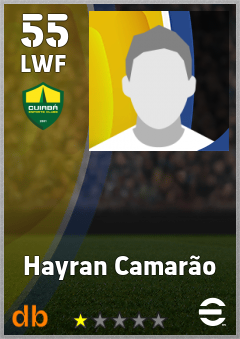 Hayran Camarão — LWF, OVR 55, MAX 55