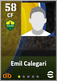 Emil Calegari — CF, OVR 58, MAX 58