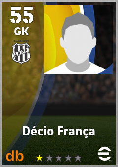 Décio França — GK, OVR 55, MAX 55