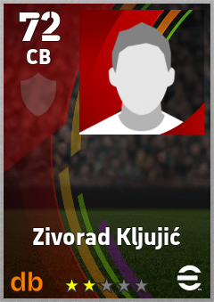 Zivorad Kljujić — CB, OVR 72, MAX 72