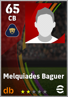 Melquiades Baguer — CB, OVR 65, MAX 65