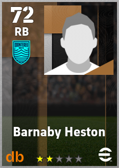 Barnaby Heston — RB, OVR 72, MAX 72