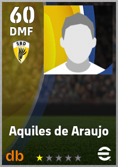Aquiles de Araujo — DMF, OVR 60, MAX 60