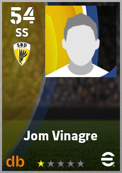 Jom Vinagre — SS, OVR 54, MAX 54