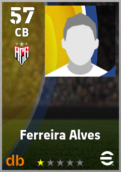 Ferreira Alves — CB, OVR 57, MAX 57