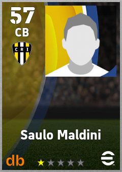 Saulo Maldini — CB, OVR 57, MAX 57