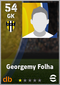 Georgemy Folha — GK, OVR 54, MAX 54
