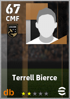 Terrell Bierce eFootball player card