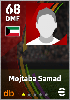Mojtaba Samad — DMF, OVR 68, MAX 68