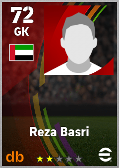 Reza Basri — GK, OVR 72, MAX 72