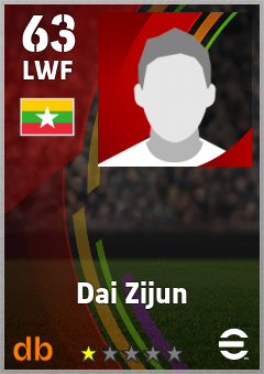 Dai Zijun — LWF, OVR 63, MAX 63