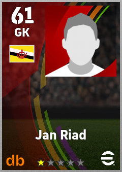 Jan Riad — GK, OVR 61, MAX 61