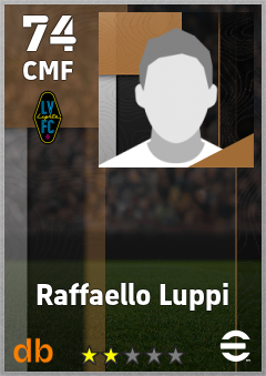 Raffaello Luppi — CMF, OVR 74, MAX 74