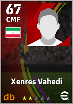 Xenres Vahedi — CMF, OVR 67, MAX 67