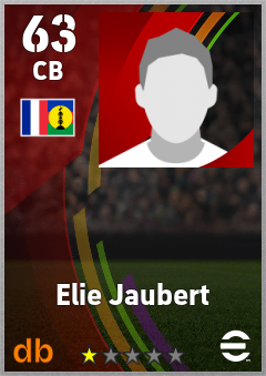 Elie Jaubert — CB, OVR 63, MAX 63