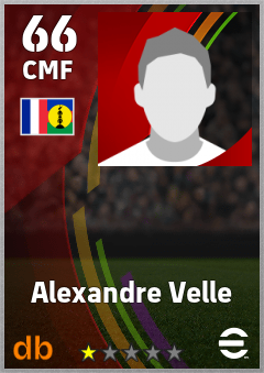 Alexandre Velle — CMF, OVR 66, MAX 66