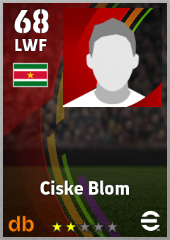 Ciske Blom eFootball player card
