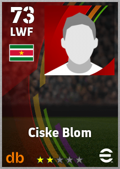 Ciske Blom — LWF, OVR 73, MAX 73