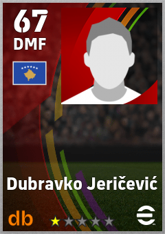 Dubravko Jeričević — DMF, OVR 67, MAX 67