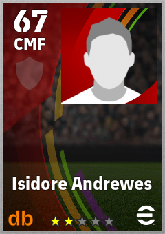 Isidore Andrewes eFootball player card