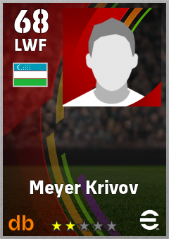 Meyer Krivov eFootball player card
