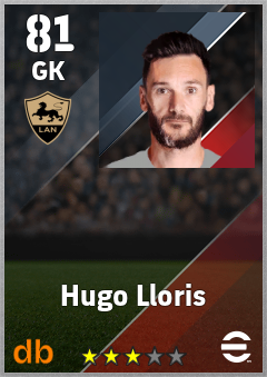 Hugo Lloris — GK, OVR 81, MAX 81